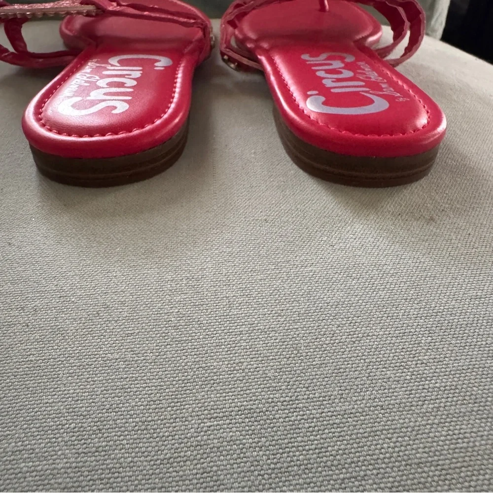 Circus by Sam Edelman Womens Canyon Thong Flat Sandals Pink Size 7.5 - Picture 4 of 5